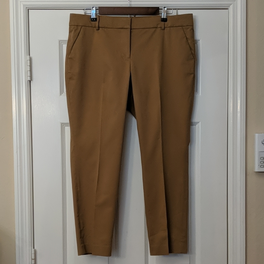 J.CREW Cafe Capri Cotton Pants